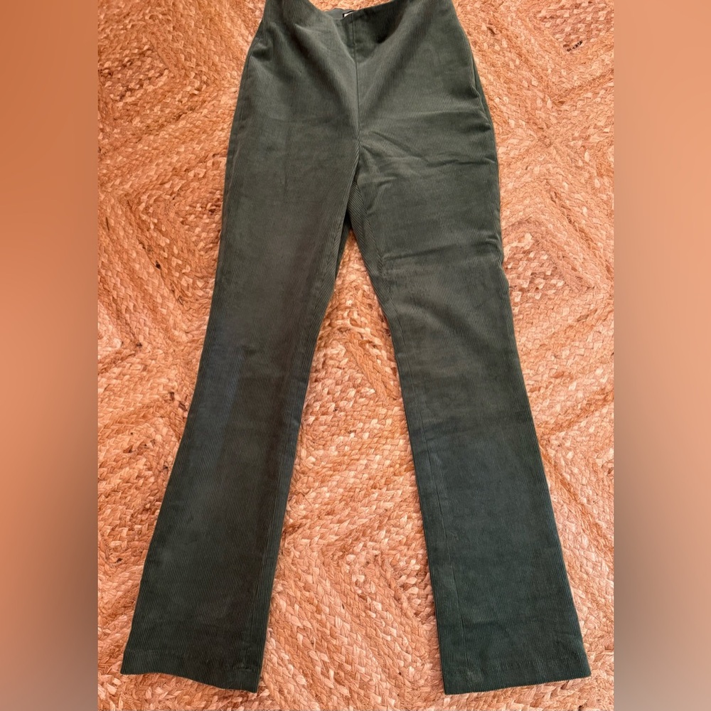 Corduroy Green Pants
